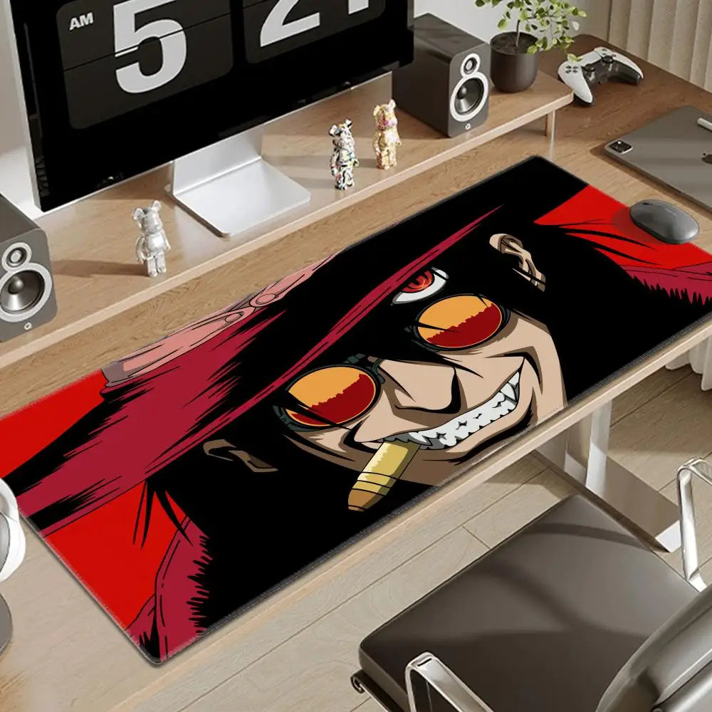 Anime Hellsing Alucard Mousepad Pad Gamer Carpet Computer Mouse Pad Anime Gaming mouse pad High Quality Game Mouse pad gift csgo