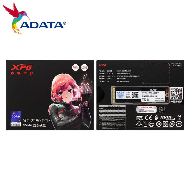 Original ADATA XPG GAMMIX S20 1TB PCIe Gen 3x4 M.2 SSD Internal Storage Disk 512GB 256GB 2T Solid State Drive For Laptop/Desktop - WinSupport Tech