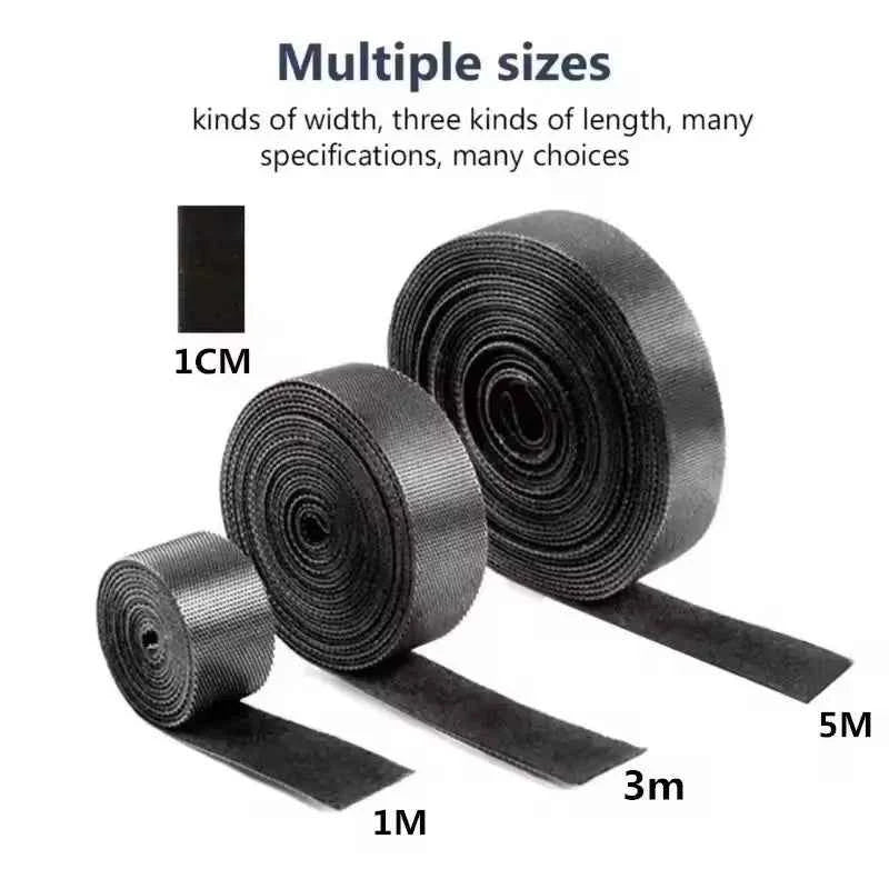 1/5m Cable Organizer Cable Management Wire Winder Tape Earphone Mouse Cord Management Ties Protector for iPhone Xiaomi Samsung