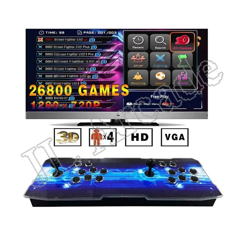 26800 pandora saga dx  Home Arcade 3D Pandora Computer Double Stick arcade Home TV Game Console