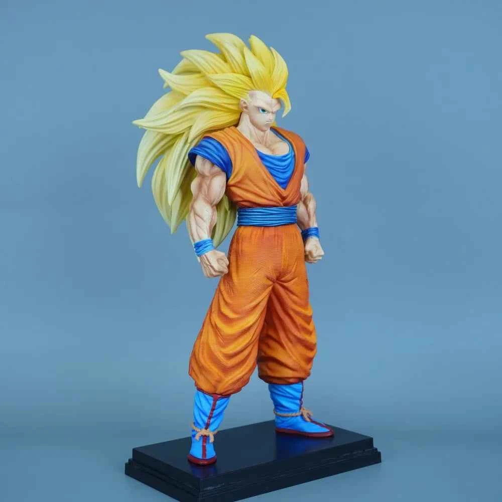 31.5cm/12.4in Anime Dragon Ball Figure Super Saiyan 3 Goku Action Figures Pvc Statue Desktop Ornamen Collection Model Toys Gifts
