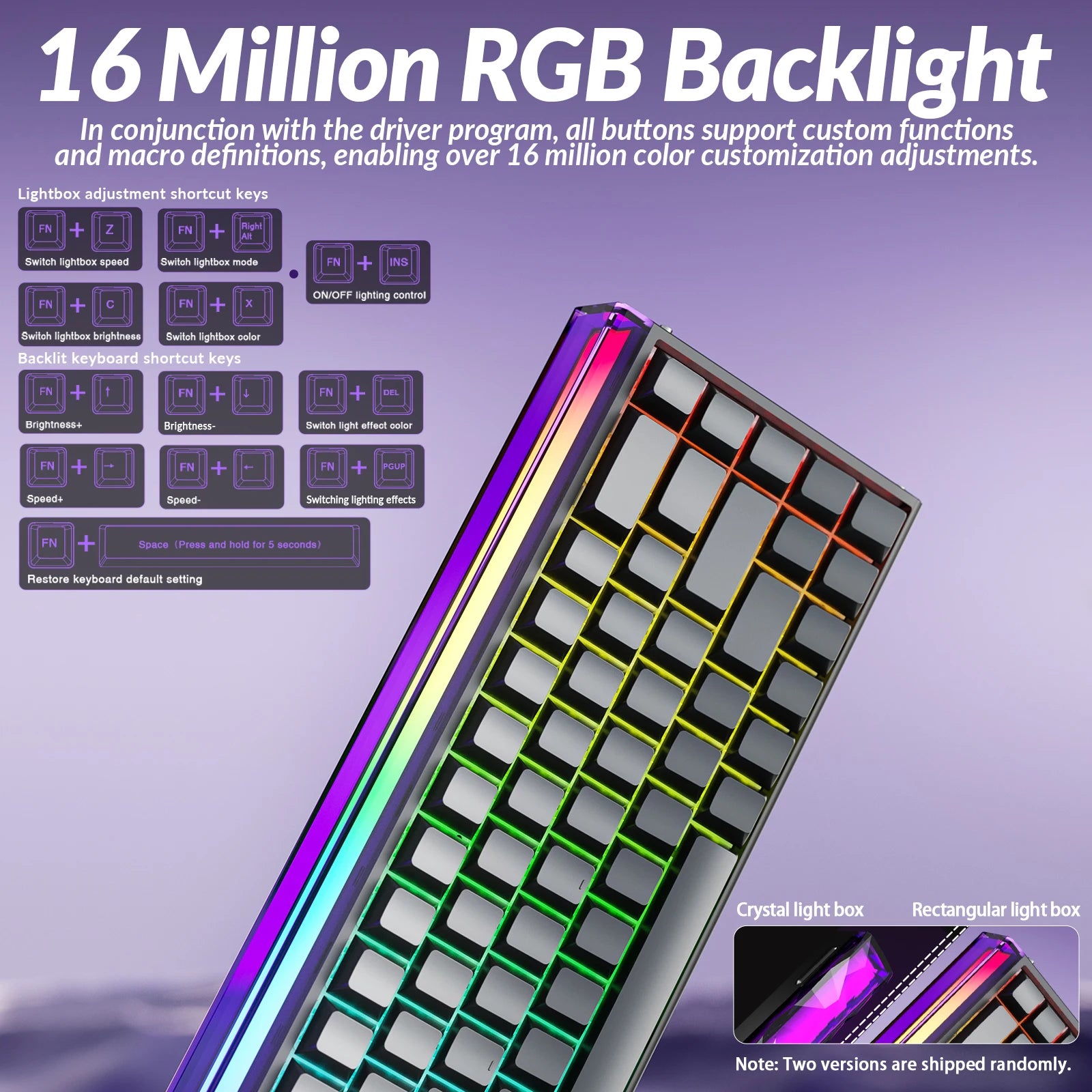 AULA HERO68HE Pro\Ultra Magnetic Gaming Keyboard 75% Magnetic Switch Keyboard Rapid Trigger for Esports PBT High Quality Keycaps