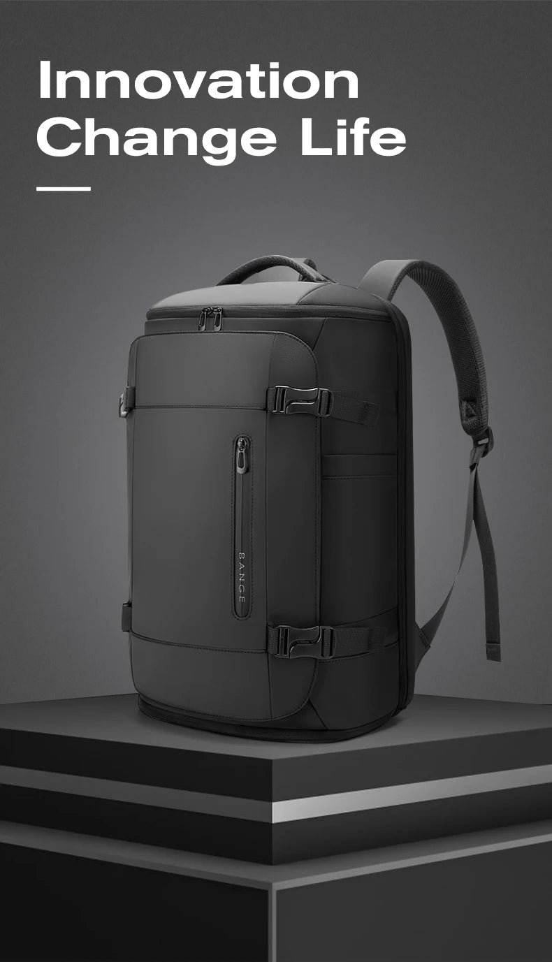 BANGE Carry On Backpack Cabin Bag Travel Backpack for Men Shoes Handle Luggage Leisure Laptop Backpack mochila para viaje cabina