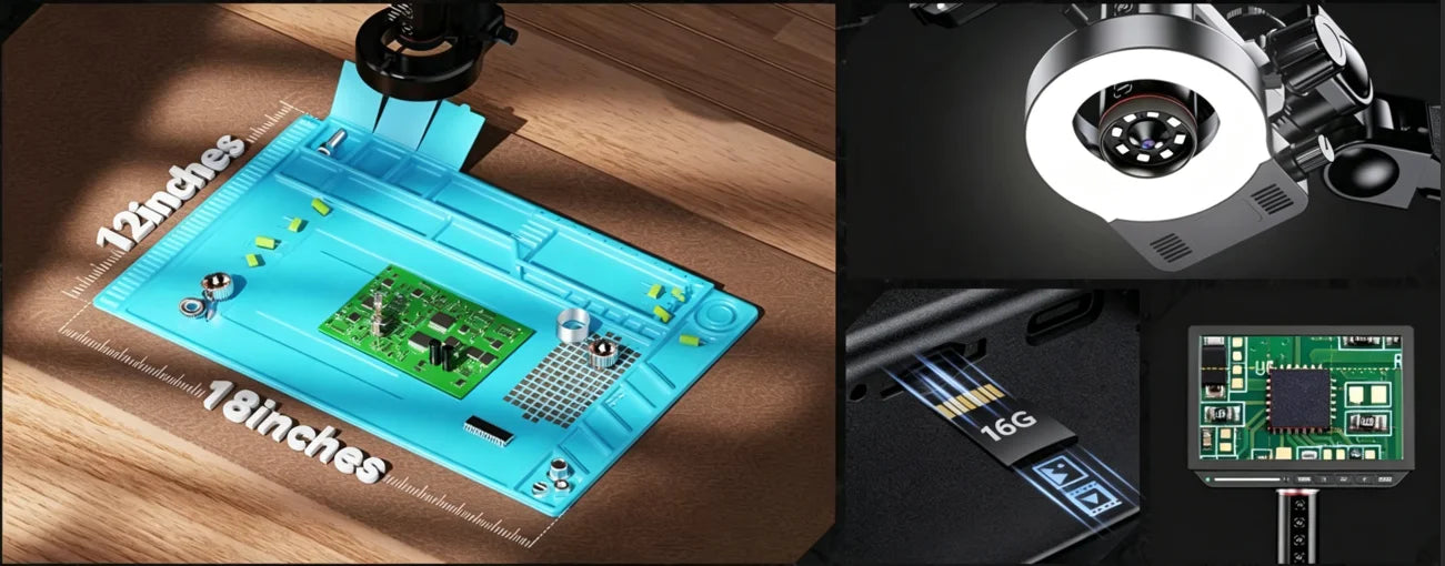 TOMLOV 4K Digital Microscope Autofocus 2000X 8