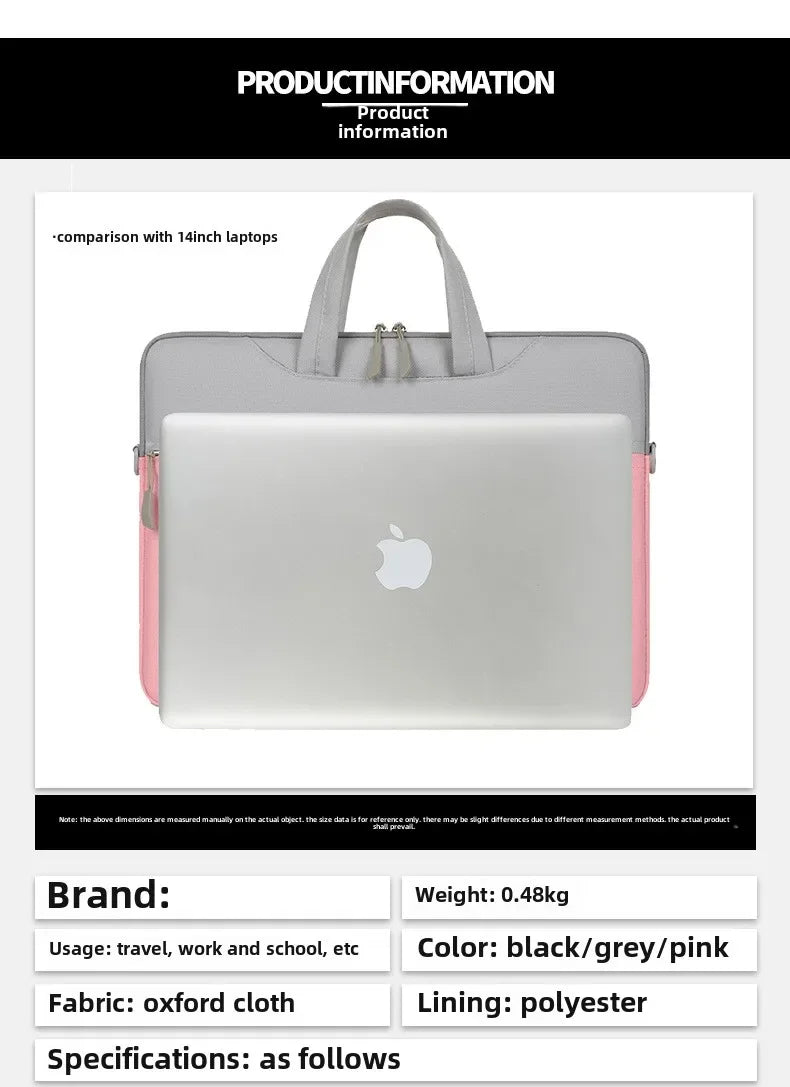 New Color Collision Laptop Bag Laptop Sleeve Computer Case for Macbook Case 13 14 15.6 Inch Macbook Air Lenovo Dell Huawei Cover
