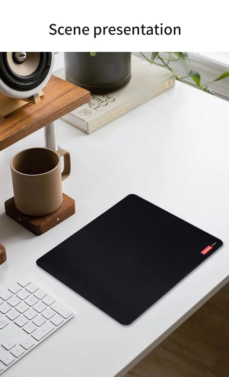 Lenovo E-Sports Gaming Extra-Thick Gaming Mouse Pad Portable Office Keyboard Desk Protector Computer Stain-Resistant Desk Pad