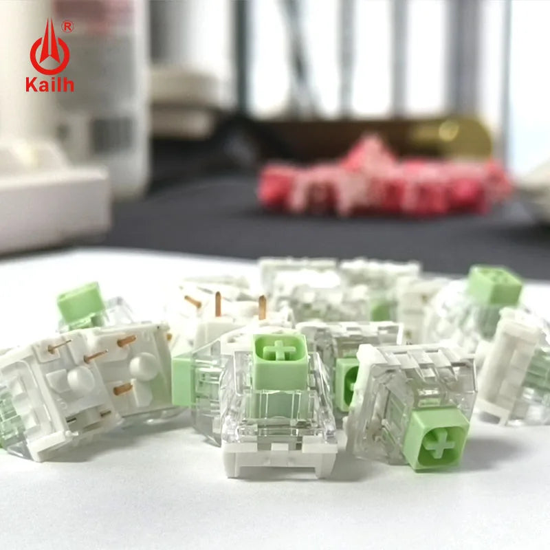 kailh box Jade box Navy Switch kailh  Clicky Tactile Switches Mechanical keyboard Gaming Switch Heavy pressure hands  Jade Navy