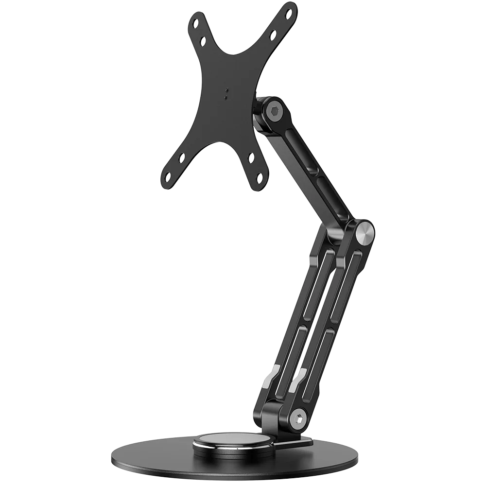 EVICIV 75mm VESA Monitor Desk Mount Single Monitor Stands Freestanding fits 10'' to 18.5'' Computer Screen With Height Adjustabl