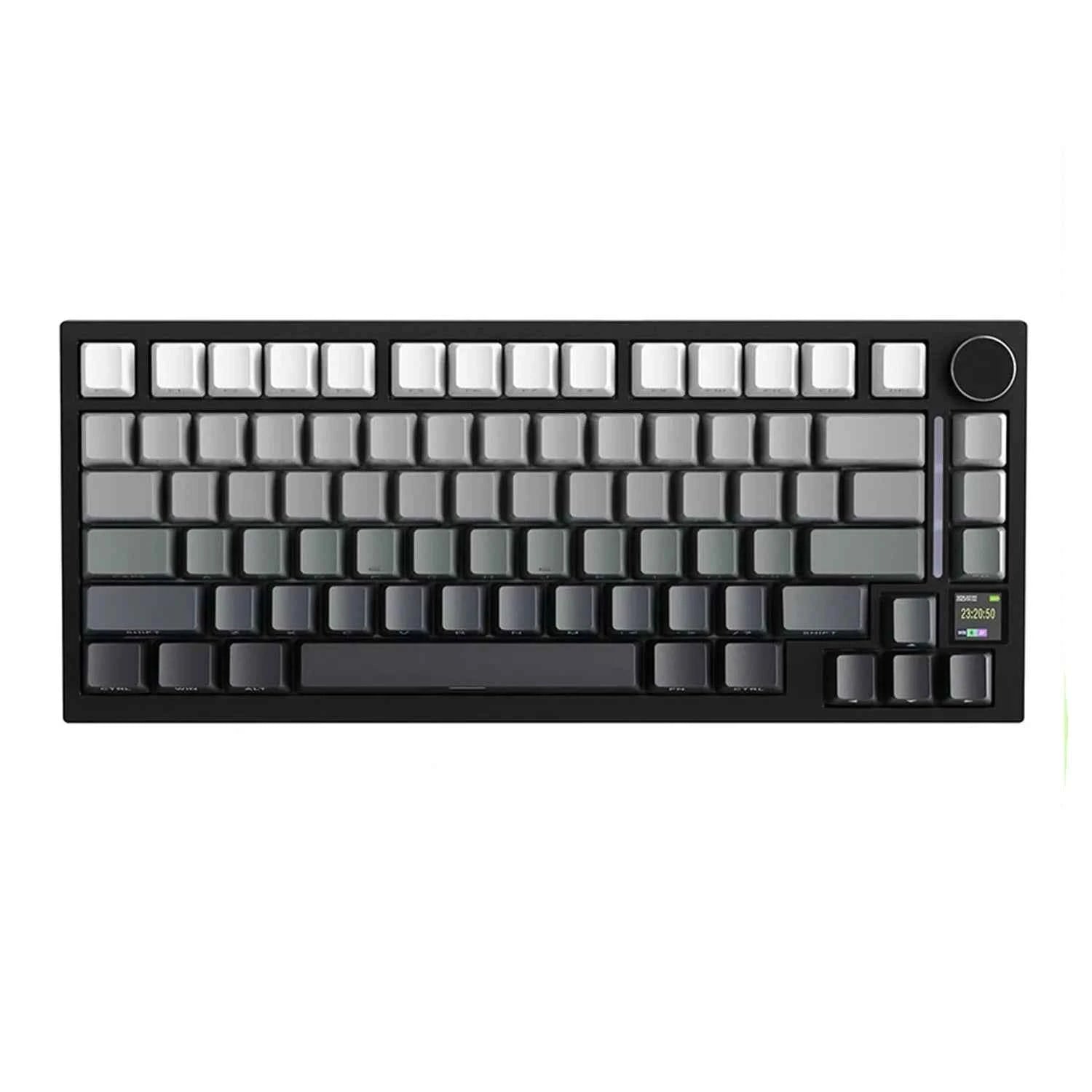 ATTACK SHARK X820 Ultra Wireless Mechanical Keyboard with TFT Smart Display & Knob, Hot Swappable, RGB South Facing LED