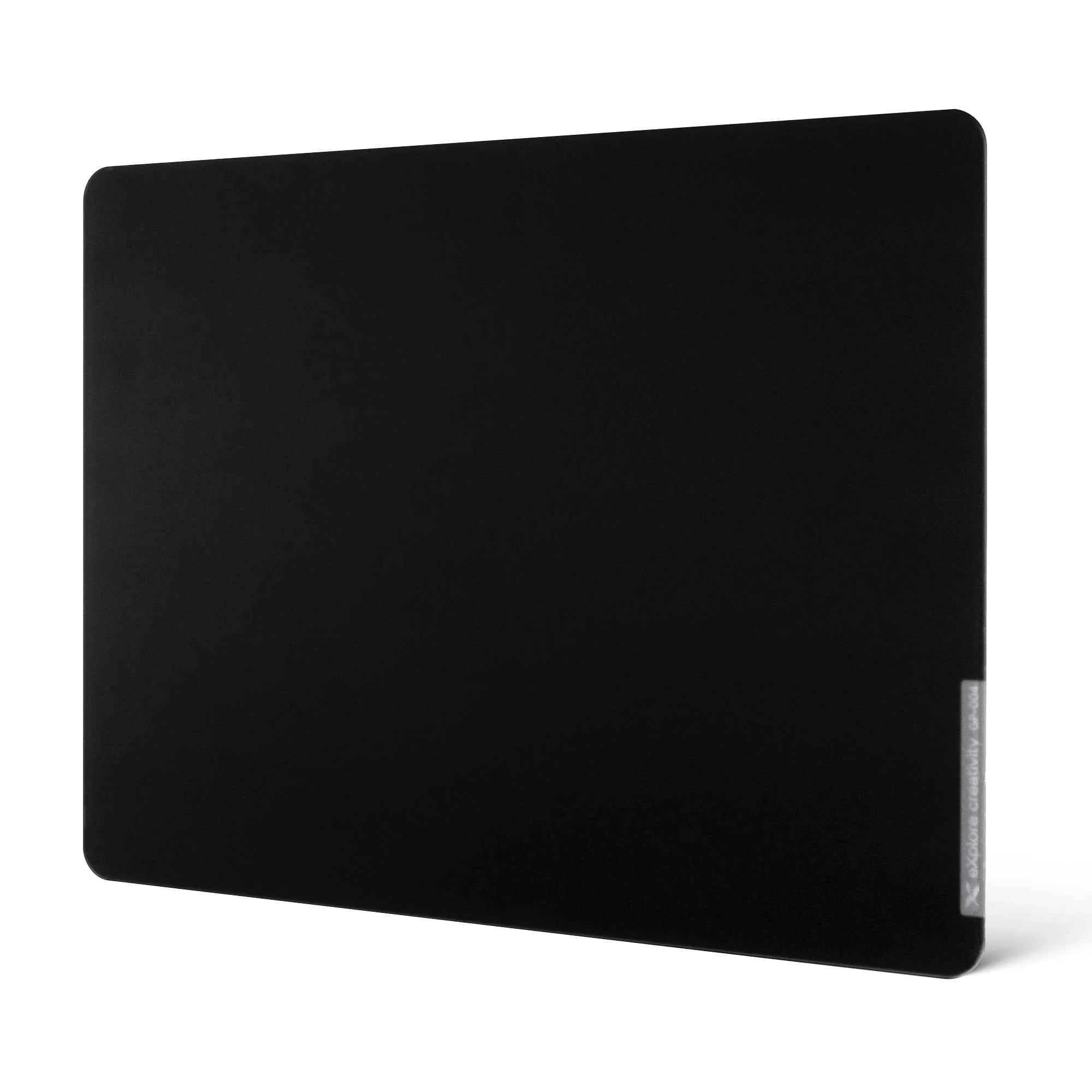 XVX Premium Glass Mousepad Micro-etched surface Full Anti-slip Rubber Base Special Tempered Glass Black Mouse Pad for Gamer