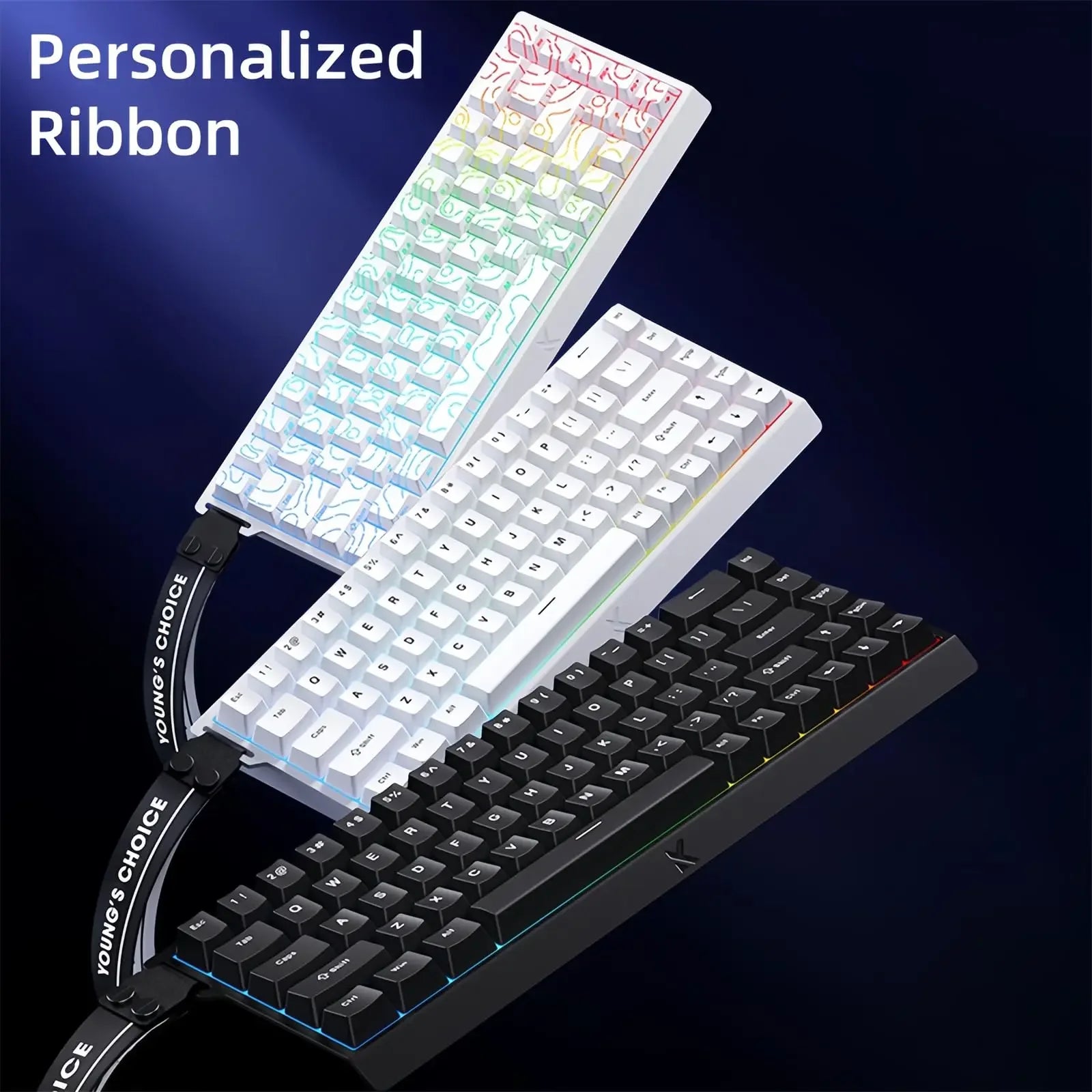 MCHOSE ACE68 Magnetic Keyboard Wired Mechanical ACE60 Pro for Gaming 0.01mm RapidTrigg 8000Hz SOCD/Rs 0.125ms 128K Sampling Rate