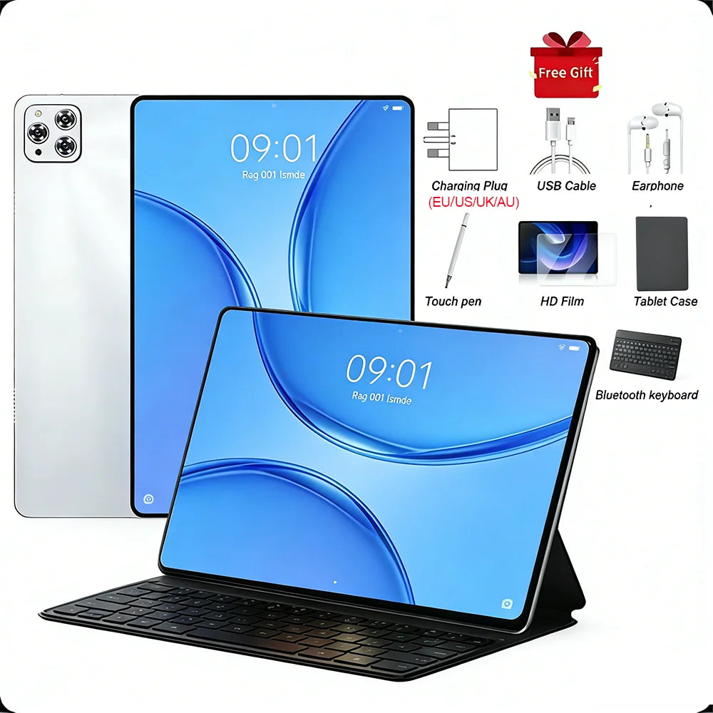 2026 Latest Global First Tablet Pad Android 15 Snapdragon8 Gen3 11 inch Soft Light Screen iPad Air PRO WiFi GPS WPS 5G PC