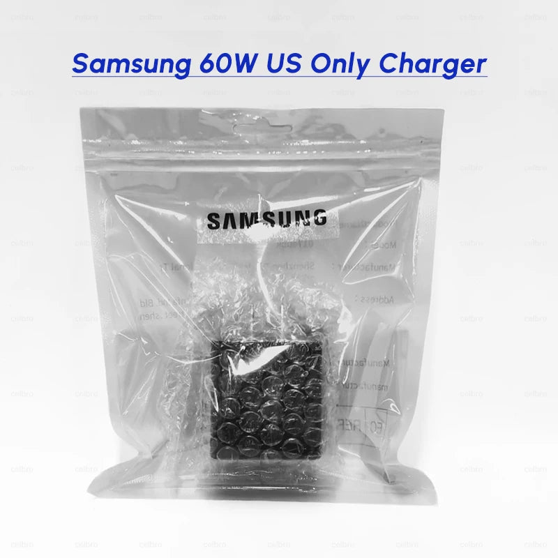 Samsung S26 Ultra original 60W Charger PD Type C Adapter EU Plug Fast Charge Samsung S25+ S25 S24 S23 S22 Ultra A57 Tab S10 S9