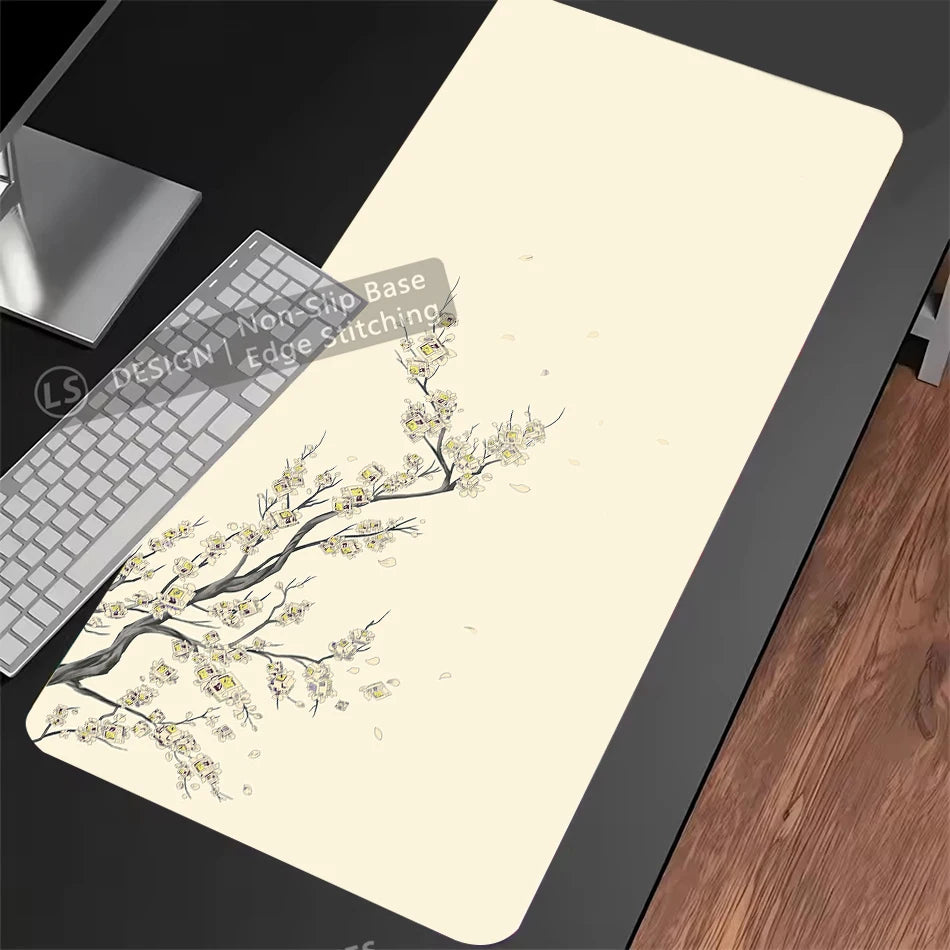 Japan Sakura Gaming Mouse Pad Xxl Various Colors Laptops  Cherry Blossom Mousepad Office Carpet Gamer Keyboard Computer Desks