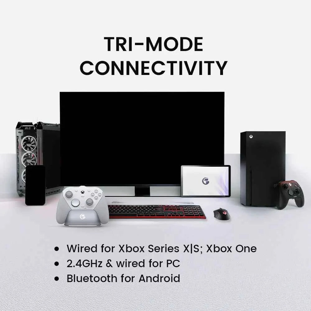 GameSir G7 Pro Xbox Series X|S Controller – Wired for Xbox, Wireless for PC, Bluetooth for Android – Hall Effect, Charging Dock