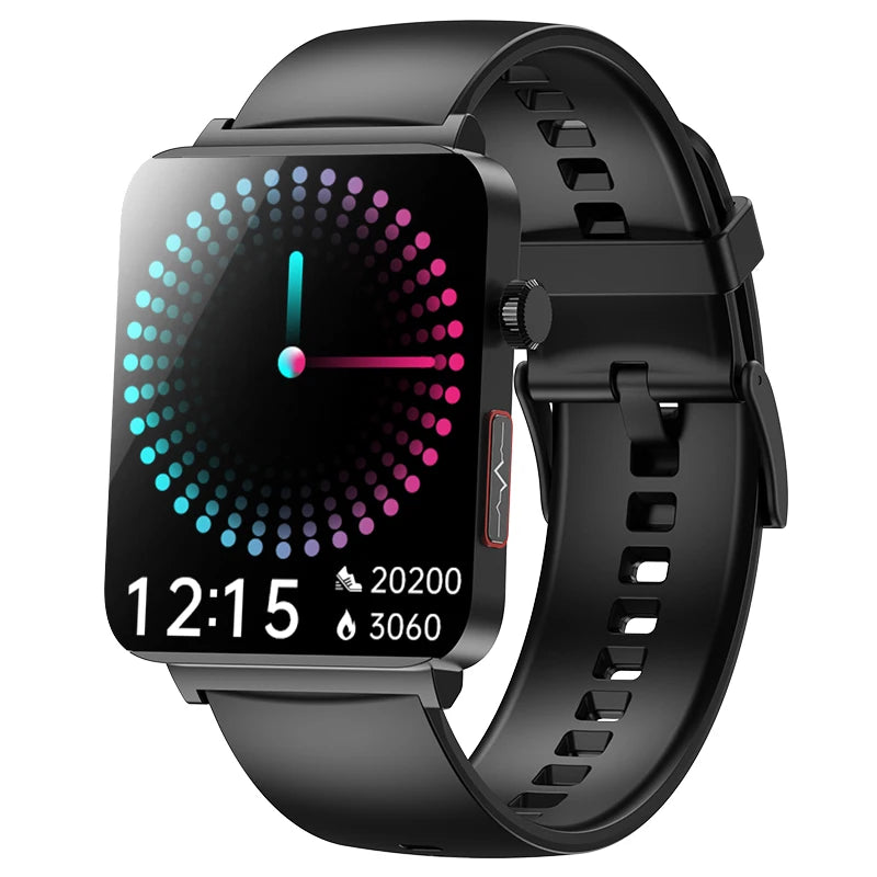 KS03 PRO Health Smart Watch For Men Women Bluetooth Calling Fitness Tracker Smartwatch E/C/G Test Outdoor 1.96