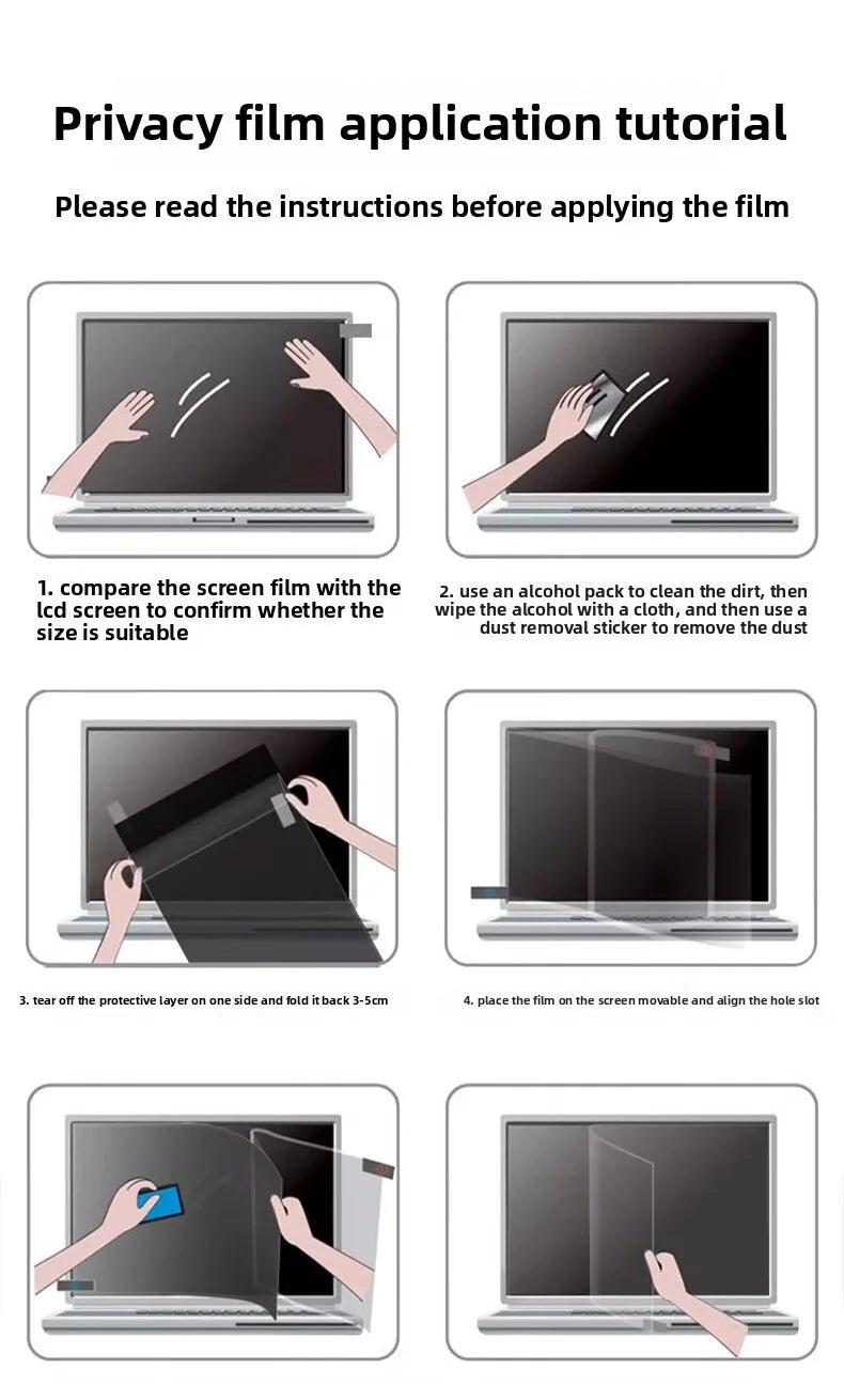 For ASUS ROG Strix G18/G16 2025/2024 18-inch Anti-peep film Strix SCAR 18/16 laptop privacy screen film Prevent side view film