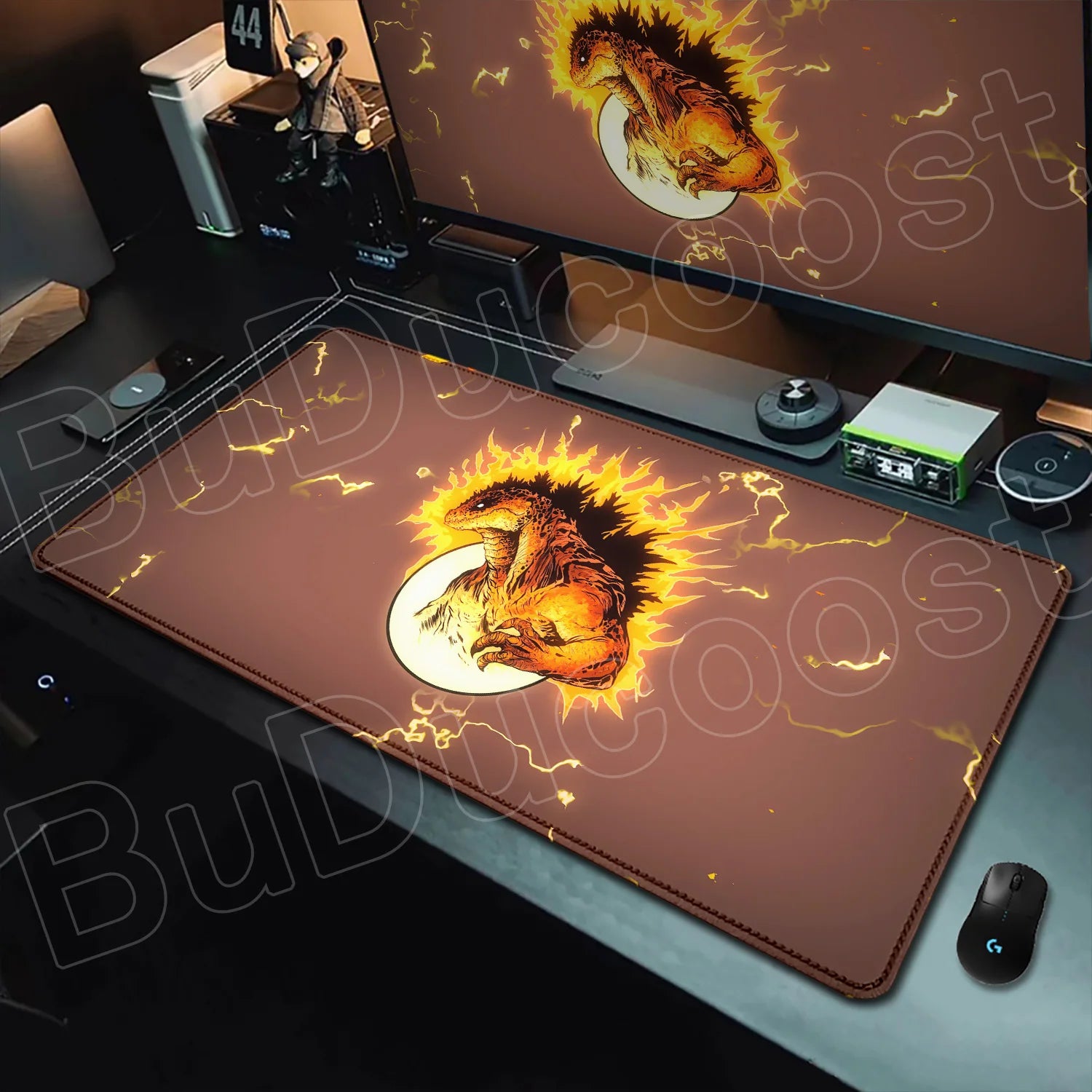 G-Godzillaes Mouse Pad Personalized Pattern 900x400mm XXL Lockedge Office Laptop Game Computer Desk Mat Table Keyboard Mouse Pad