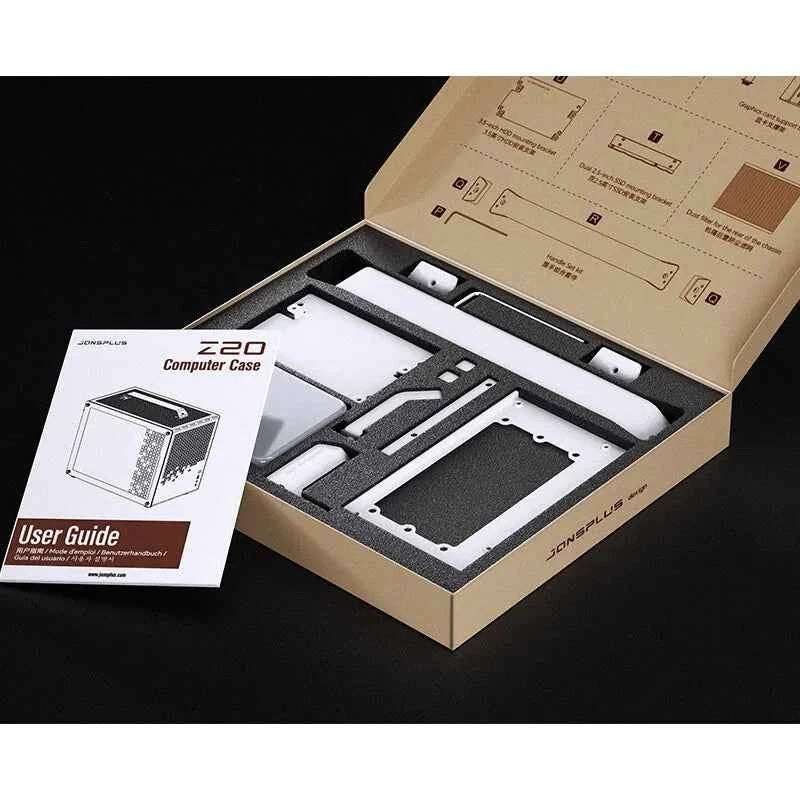 Jonsbo Z20 MATX ATX PC Case Chassis 20L Detachable Handle Case Support 240mm AIO Cooler Type-C Black Desktop Small Compact Case