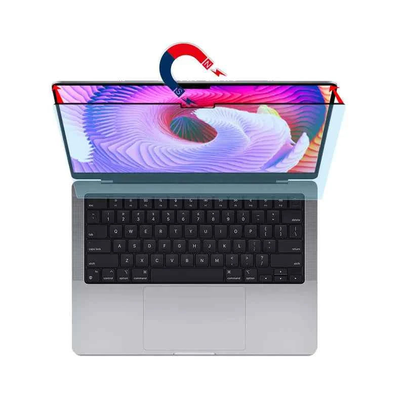 Anti-blue light Magnetic Screen Protector For Macbook Air 13 A2337 A2681 M1 M2 2020 2022 Pro 14 15 16 11 Matte Film Anti-Glare