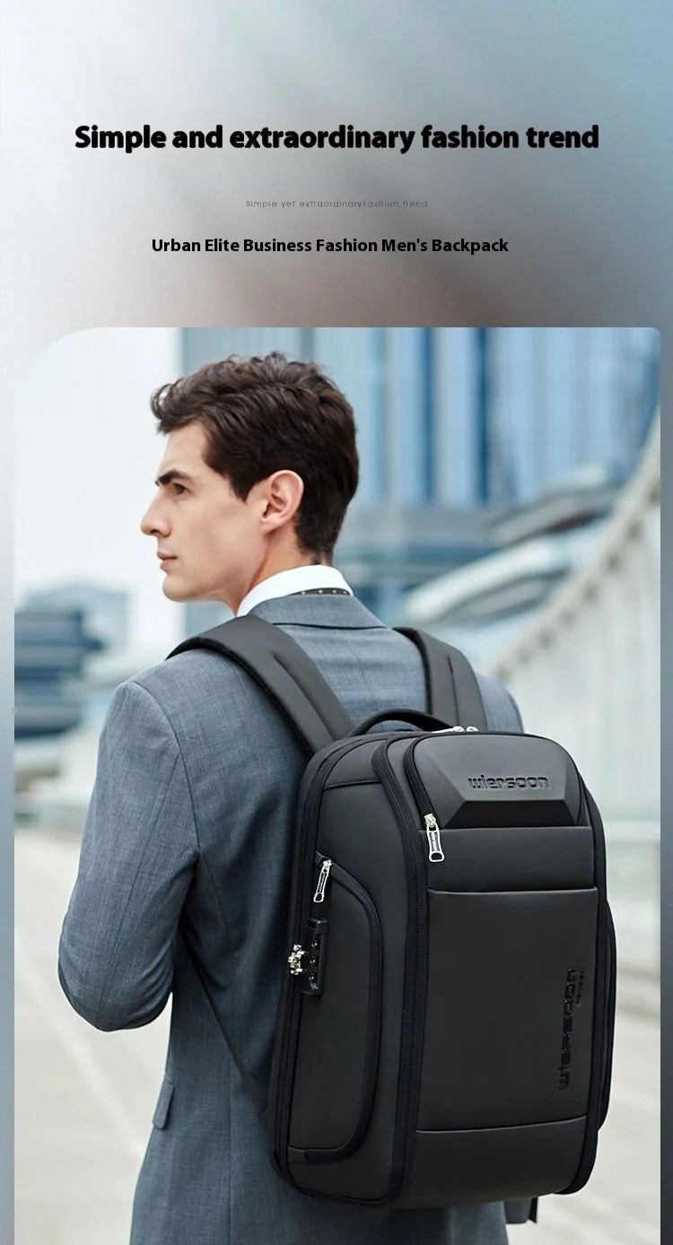 35 L Business Backpack For Men Waterproof Backpack Large Capacity Business Trip Multifunctional Password Anti-theft Laptop Bag