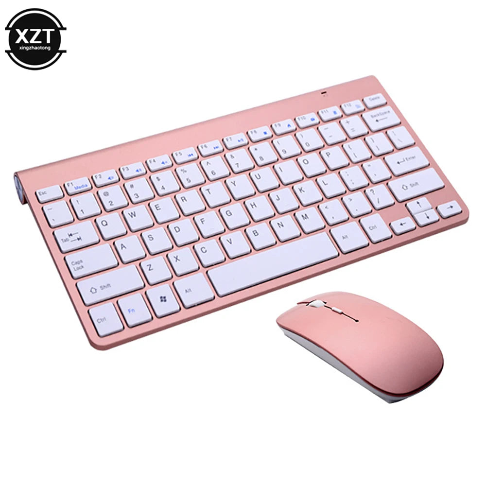 2.4G Wireless Keyboard and Mouse Protable Mini Keyboard Mouse Combo Set For Notebook Laptop Mac Desktop PC Computer Smart TV PS4