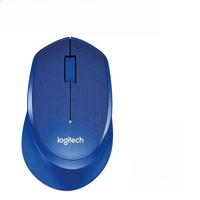Logitech Compact 2.4G Wireless Silent Mouse M330 M331 Ergonomic Plug and Play for Desktop Computer PC Optical Mouse