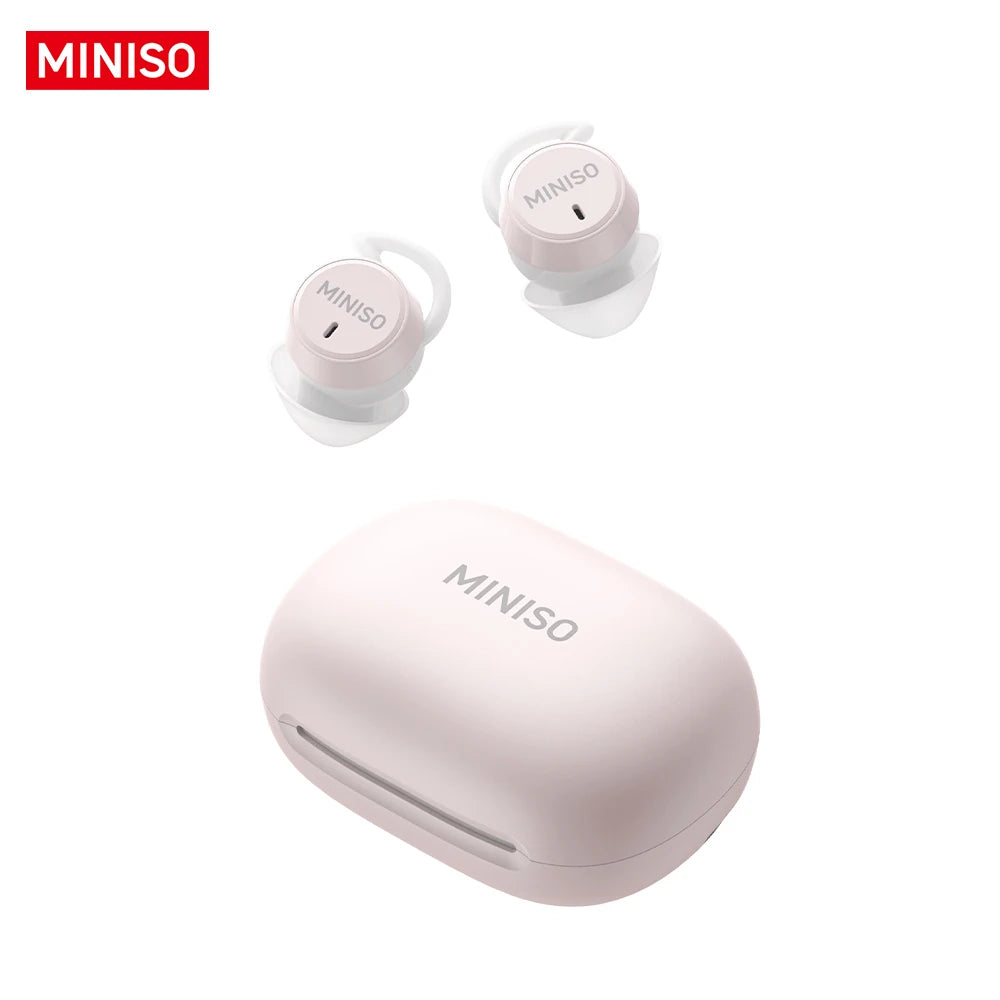 Noise Reduction Wireless Bluetooth Earphones MINISO MS217  Earbuds 50Hrs Playback Comfortable AI Translation for 150+ Languages