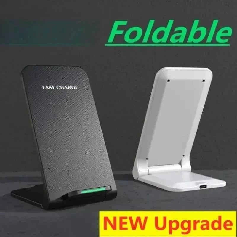 65W Fast Wireless Charger Stand Pad for iPhone 17 16 15 14Pro Samsung Xiaomi Phone Chargers Induction Fast Charging Dock Station
