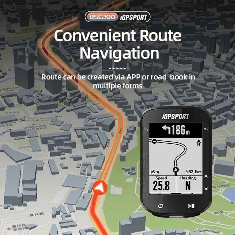 IGPSPORT BSC200 Bike GPS Computer Bike Computer Blue ANT 2.6 Inch Waterproof Wireless Bike Stopwatch Computer Power Meter