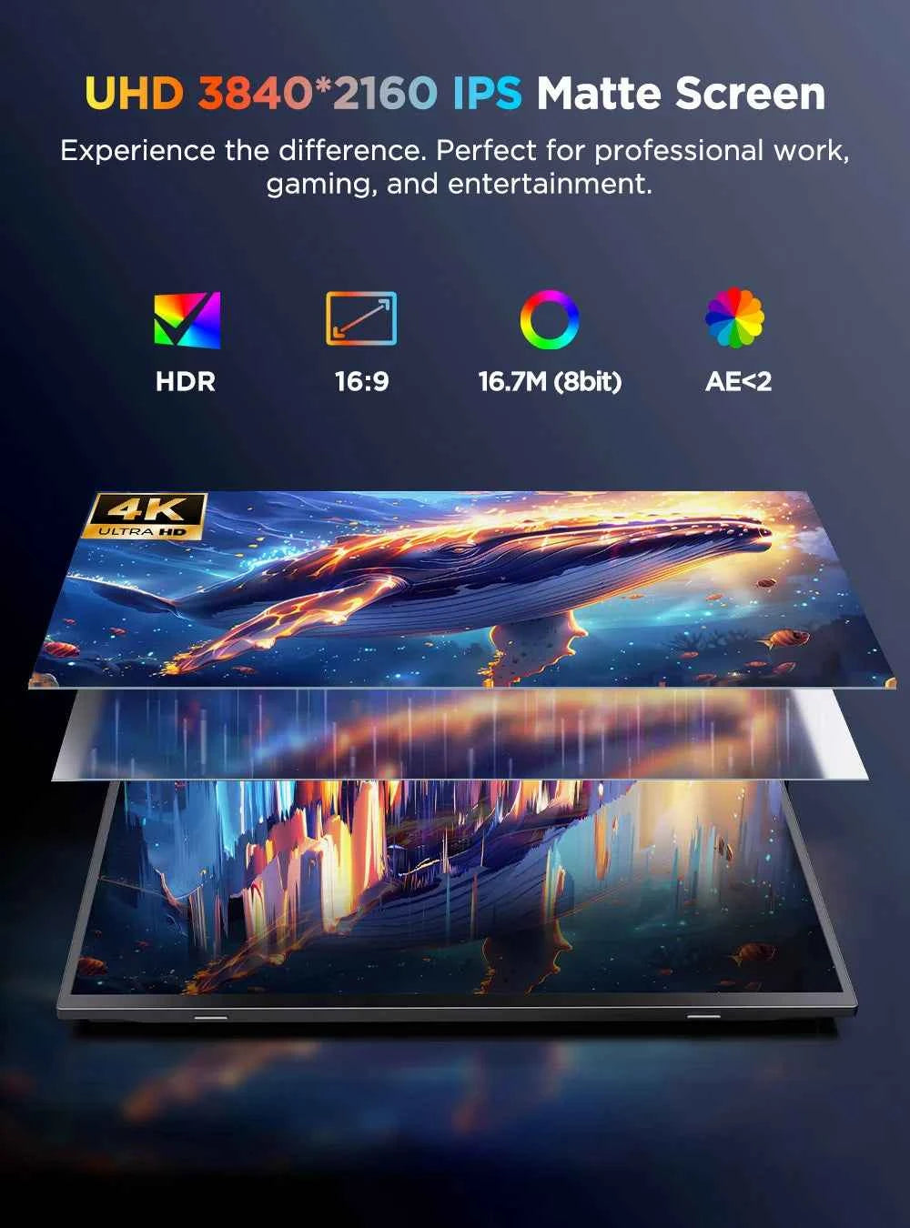 UPERFECT 4K Portable Touch Monitor 15.7