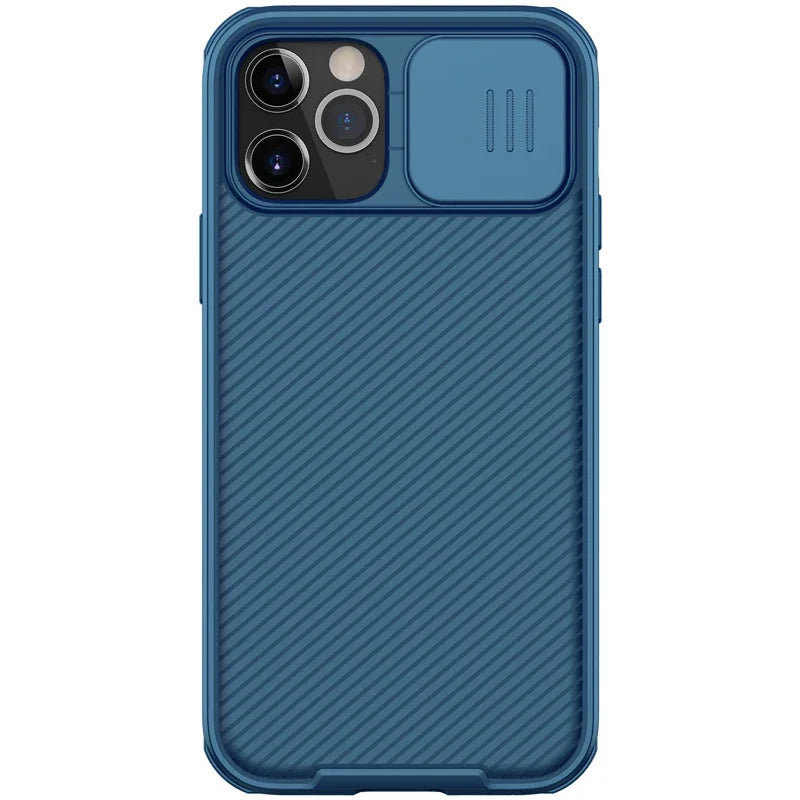 for Apple iPhone 14 13 12 Pro Max Phone Case,NILLKIN Camera Protection Slide Protect Cover Lens Protection Case for iPhone 12 5G