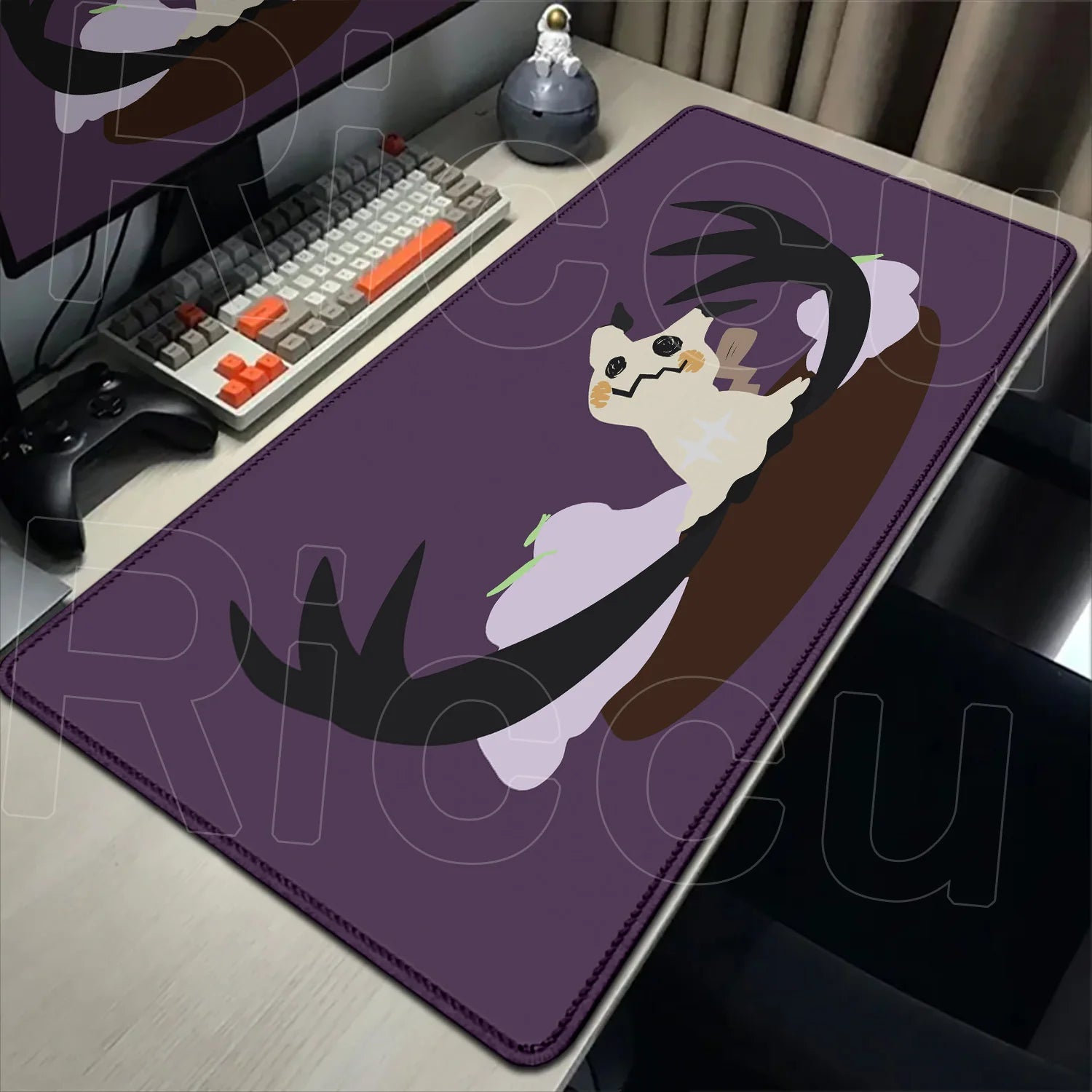 HD Rubber Non-slip Mouse Pads Gaming P-Pokemons Mimikyu Mousepad Mouse Pad Kawaii Large Gamer XXL Pc Keyboard Desk Mouse Mat Rug