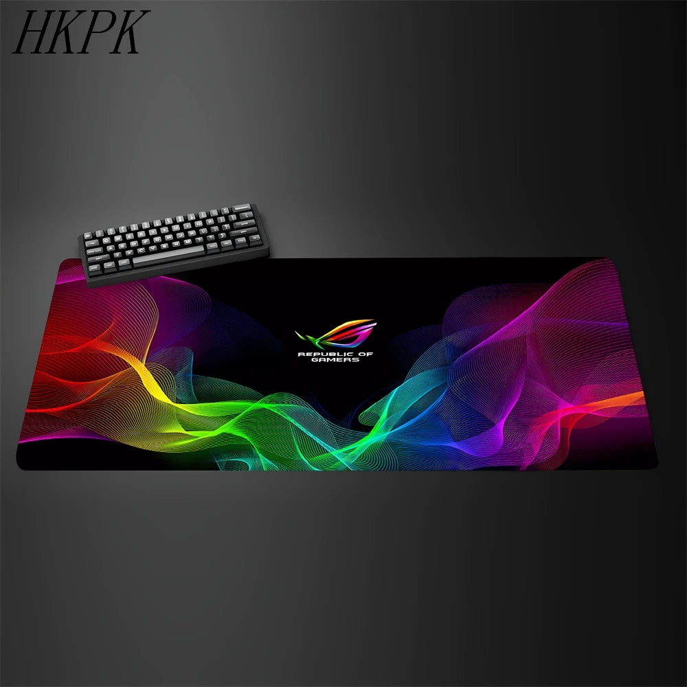 Gamer Mouse Pad Cartoon Asus Deskmat Gaming Mousepad Desk Protector Pc Accessories Mats Kawaii Anime Extended Mause Pads