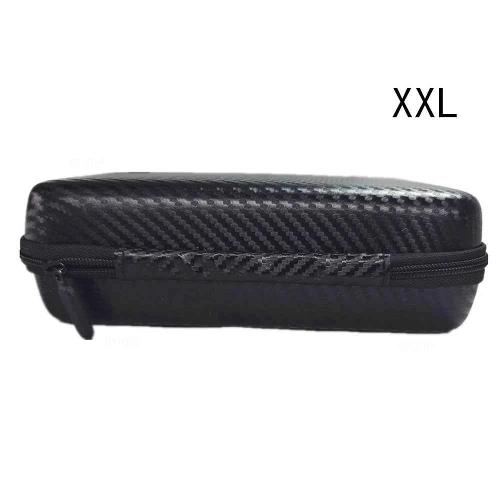 Digital Multimeter Bag Tool Bag Black For Headphone Bag Shockproof Bag EVA Box Case Earphone Carbon Fiber Texture Storage Bags