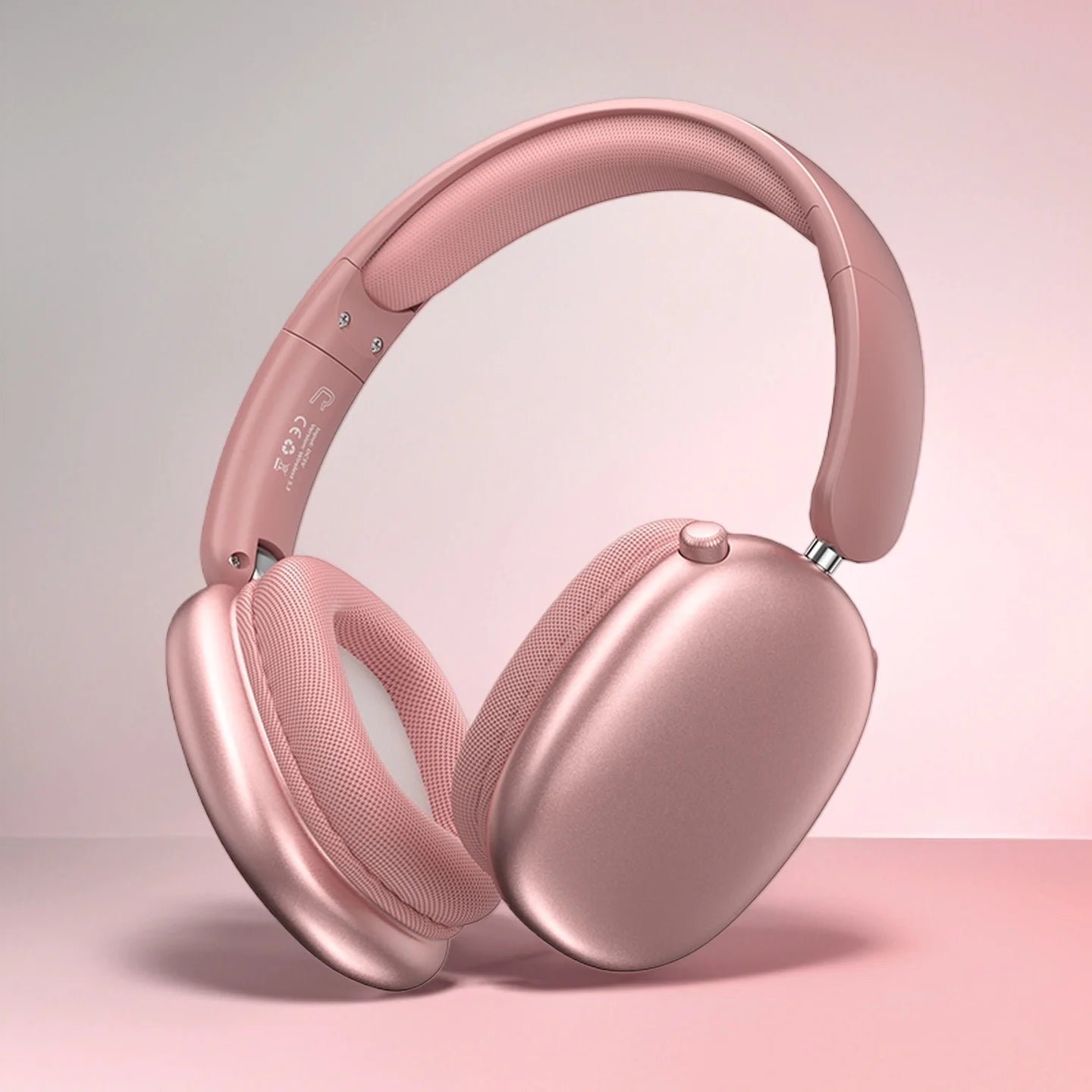 Wireless Bluetooth Headphones Over-Ear, Hi-Res Audio, Sport Headphone, Foldable Stereo, Travel Headphones, Silver