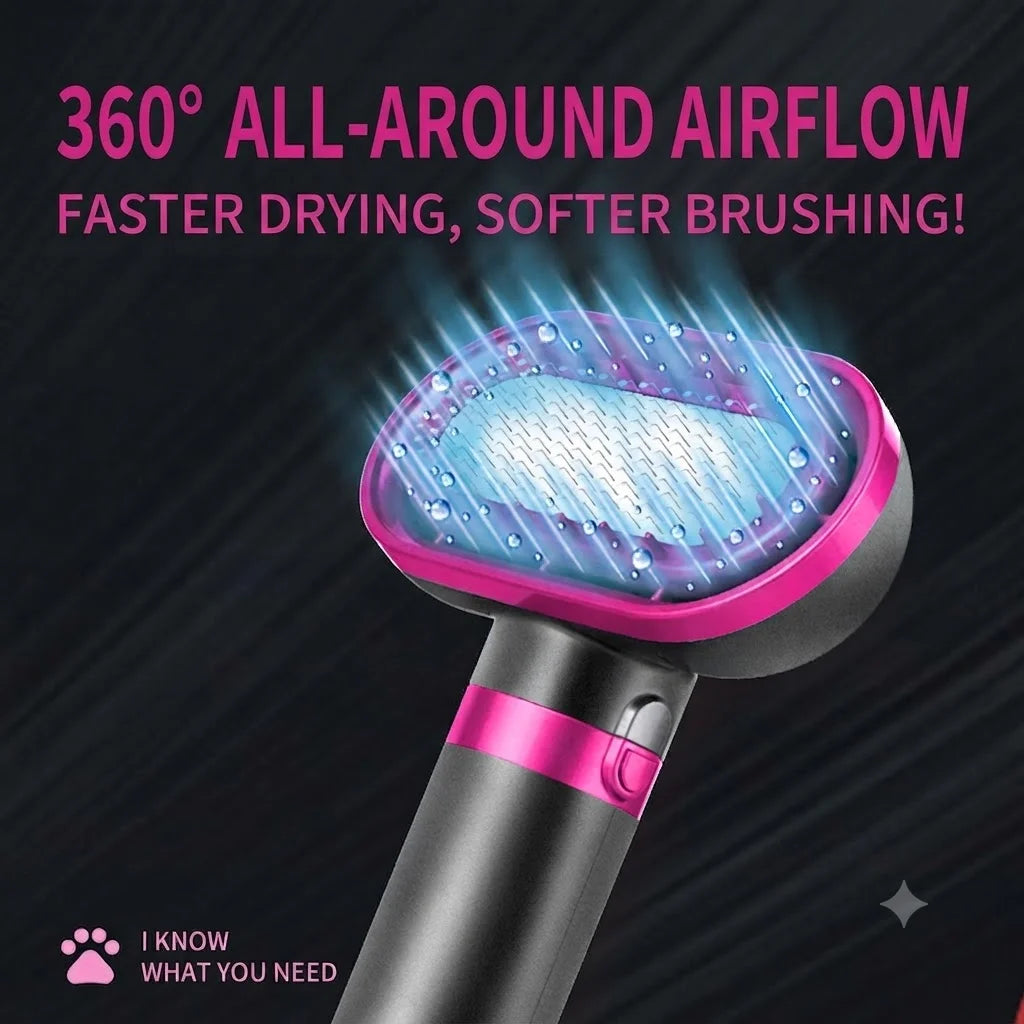 Pet Hair Dryer Dog Grooming Home Pet Products Silent Non-Hurting 280W Drying Hair Dryer Comb for Dog Hair Dryer