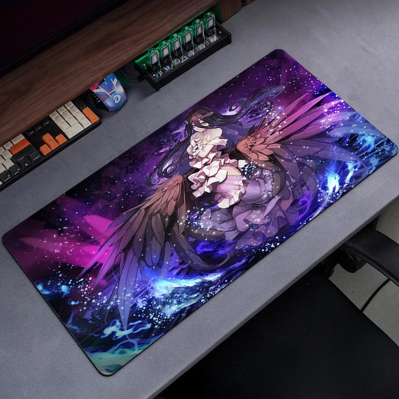 Overlord Mouse Mats Mousepad Large Anime Gaming Accessories Mause Pad Kawaii Carpet Cabinet Keyboard Deskmat коврик для мыши