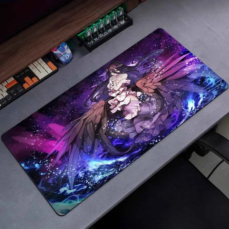 Overlord Mouse Mats Mousepad Large Anime Gaming Accessories Mause Pad Kawaii Carpet Cabinet Keyboard Deskmat коврик для мыши
