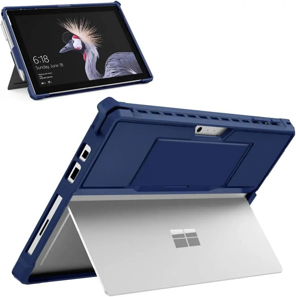 All-in-One Protective Cover Case For Microsoft Surface Pro 9 8 7 7plus 6 5 4 12.3'' Go 2 3 with Pen Holder Hand Strap
