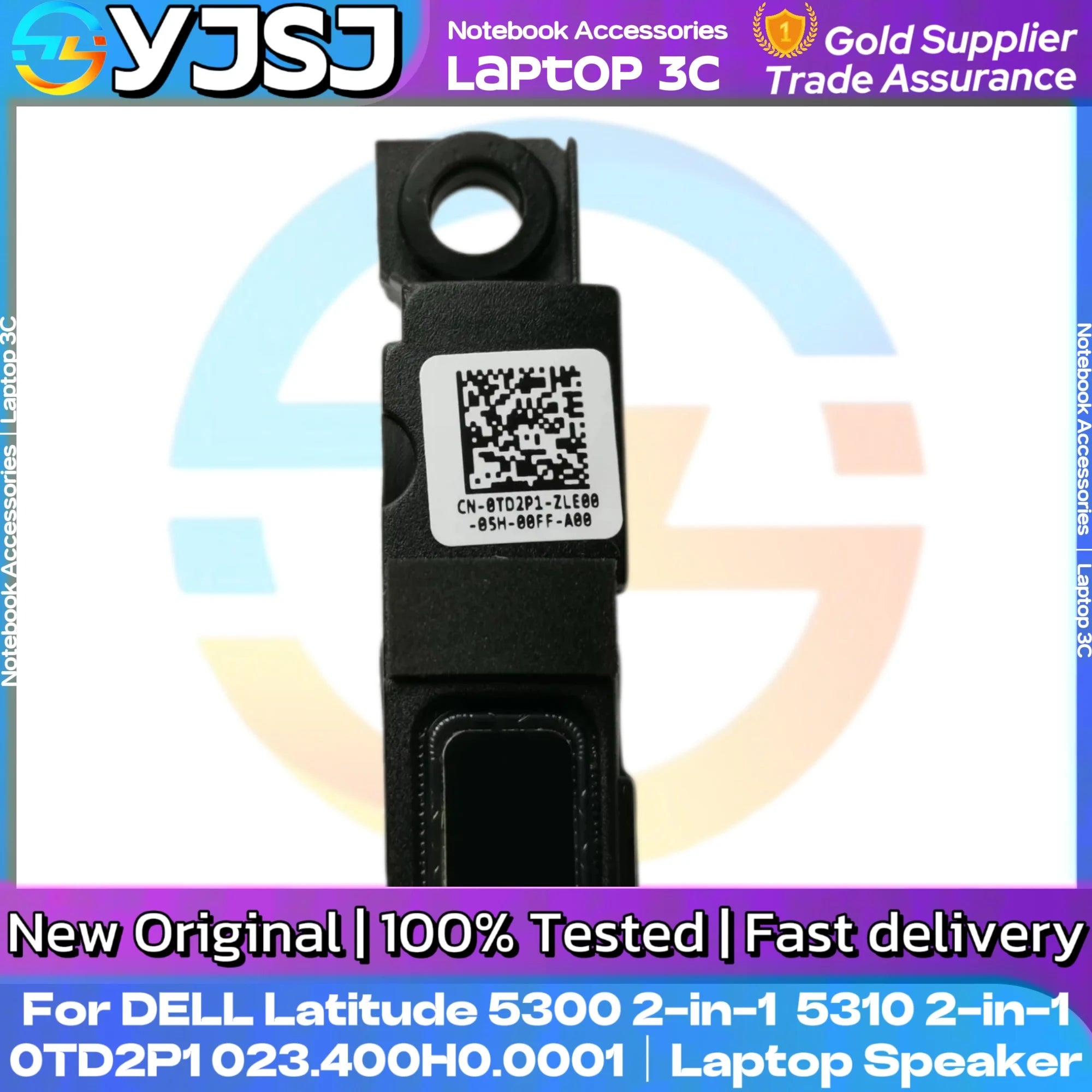 NEW GENUINE Original Laptop Speaker for DELL Latitude 5300 2in1 5310 2-in-1 built-in Speaker 0TD2P1 023.400H0.0001