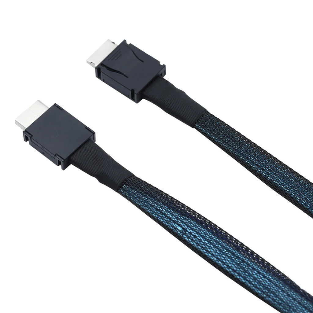 PCIE Oculink SFF 8611 4I To MINI SAS SFF-8611 4I Server Super Speed Cable Data Extension Cable, Male To Male Data Transfer Line - WinSupport Tech