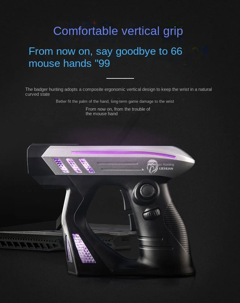Ergonomic PC Mouse Vertical Game E-sports Gaming Mouse Competitive Three-dimensional Special-shaped Personalized Mouse 3d