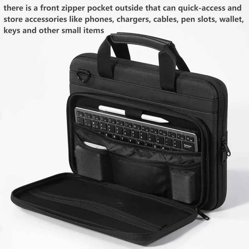 14 15.6 inch Laptop Case Hard Shell Laptop Shoulder Bag Men Women Business Briefcase for MacBook Pro 16 M4 Huawei Lenovo HP Dell