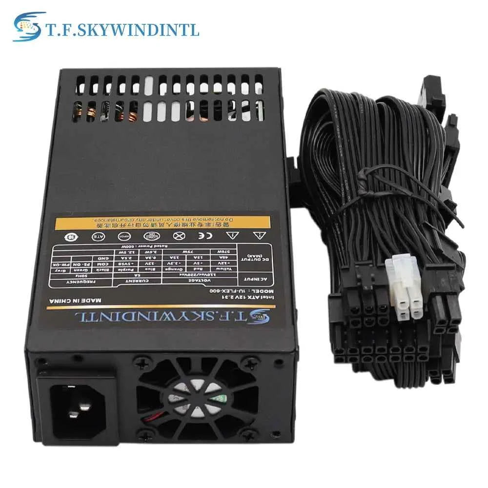 Flex 600W Modular Power Supply Small 1U Computer PSU Flex-ATX 500W for ITX mini PC Active PFC For POS AIO desktop 110V 220V