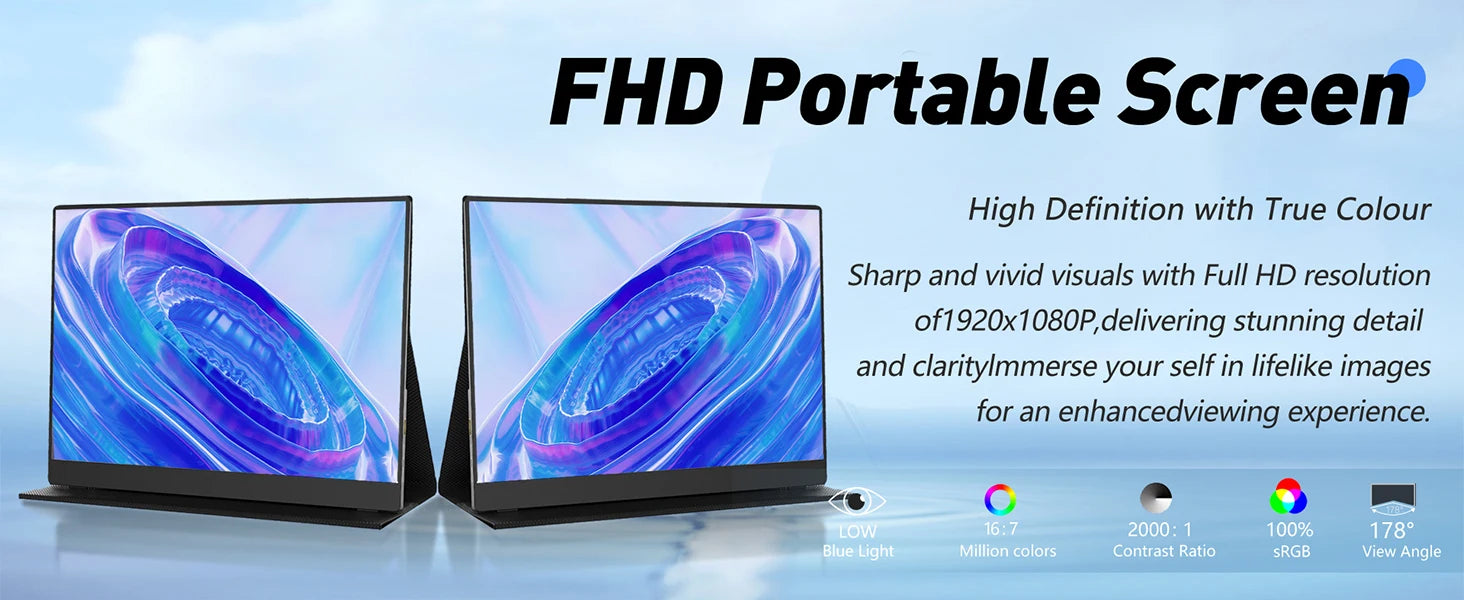 UPERFECT 4K Portable Monitor 18.4