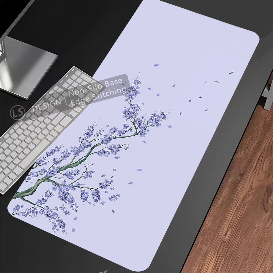 Japan Sakura Gaming Mouse Pad Xxl Various Colors Laptops  Cherry Blossom Mousepad Office Carpet Gamer Keyboard Computer Desks