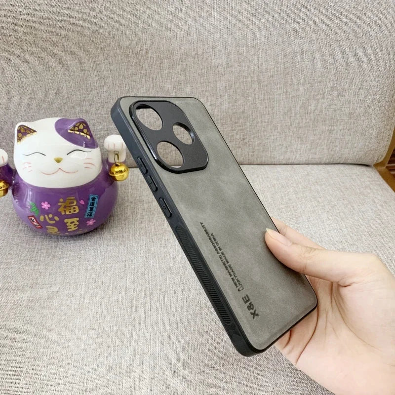 Luxury Magnetic Leather Case For iPhone 16 15 14 13 12 11 Pro Max Mini Plus XR XS X SE 15Pro Shockproof TPU Silicone Back 2026