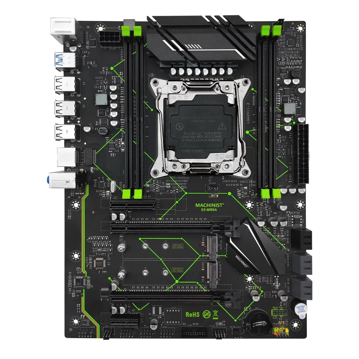 MACHINIST E5 MR9A V1.0 X99 Motherboard Support LGA 2011-3 Xeon E5 V3 V4 CPU Processor DDR4 RAM Memory ATX NVME M.2 USB3.0