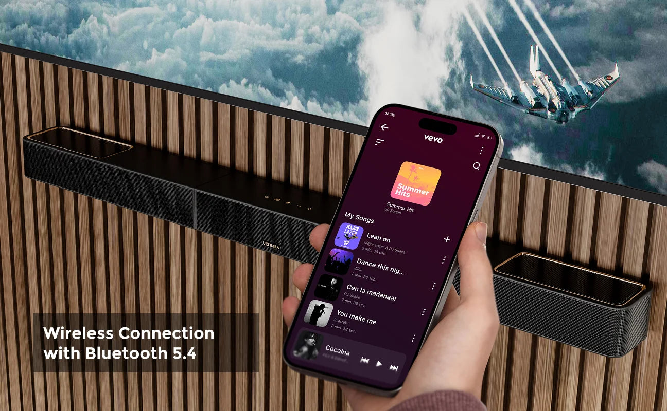 ULTIMEA 980W 7.1.4 Soundbar with Dolby Atmos&APP Control, 10